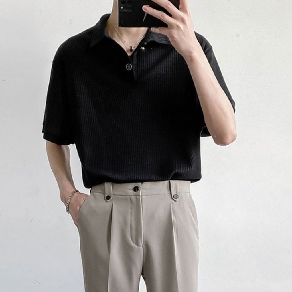 Áo Polo nam UNICI áo thun nam cổ bẻ form rộng UNISEX áo phông POLO nam cao cấp thời trang Hàn Quốc