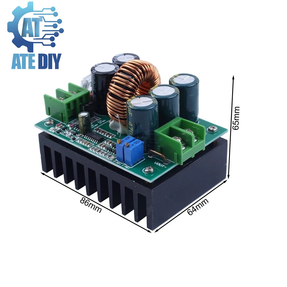 Module Tăng Điện Áp  DC-DC 1200W Có Hạn Dòng 12-80V 20A