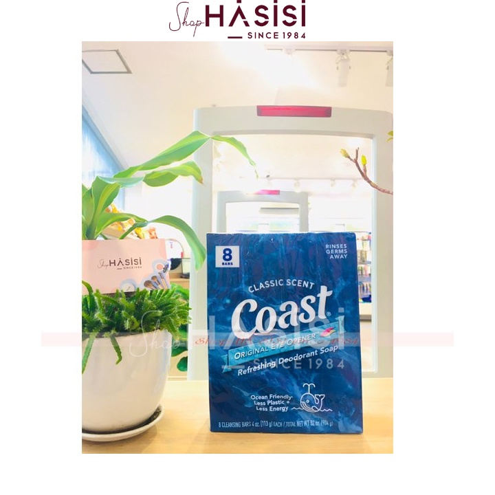 Lốc 8 Cục Xà Bông Coast 113g Của Mỹ
