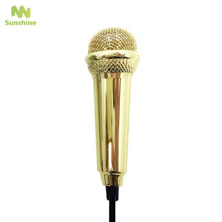♥♣♥ Mini Karaoke Condenser Wired 3.5mm Stereo Microphone Mic For Android Mobile Phone
