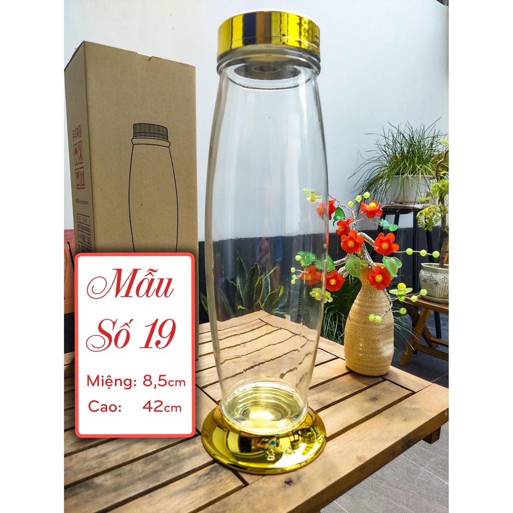 Bình thủy tinh Ngâm rượu 3,5L HÀN QUỐC YongCheon hình ELIP No18-19. Hàng cao cấp - Phóng to sâm - Bảo vệ sức khỏe. | BigBuy360 - bigbuy360.vn