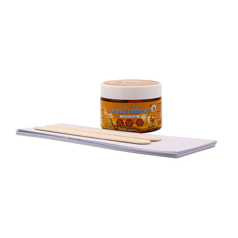 Kem tẩy lông vùng kín, nách, chân, tay wax Calli Honey hộp 350gr, Wax lông 100% thiên nhiên an toàn cho da - WCH