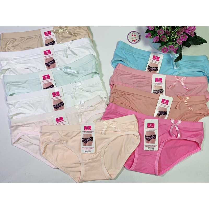 Quần lót nữ Thái lan vải siêu mịn,siêu êm MS2300 (combo 10 cái)