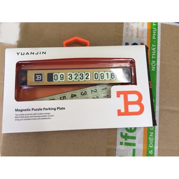 Bảng ghi số điện thoại hút kính trên ô tô