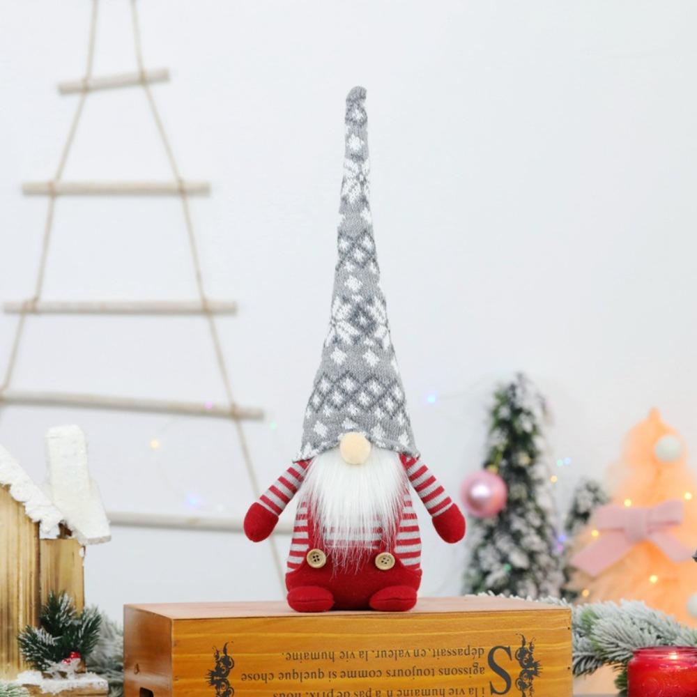 Búp Bê Nhồi Bông Hình Ông Già Noel Cho Trẻ Em