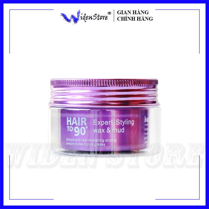 Sáp Vuốt Tóc Nam Hair To 90 Gel Wax Keo Vuốt Tóc Tạo Kiểu Chính Hãng Hộp Tím Hương Thơm Cuốn Hút WST12 WIDEN STORE