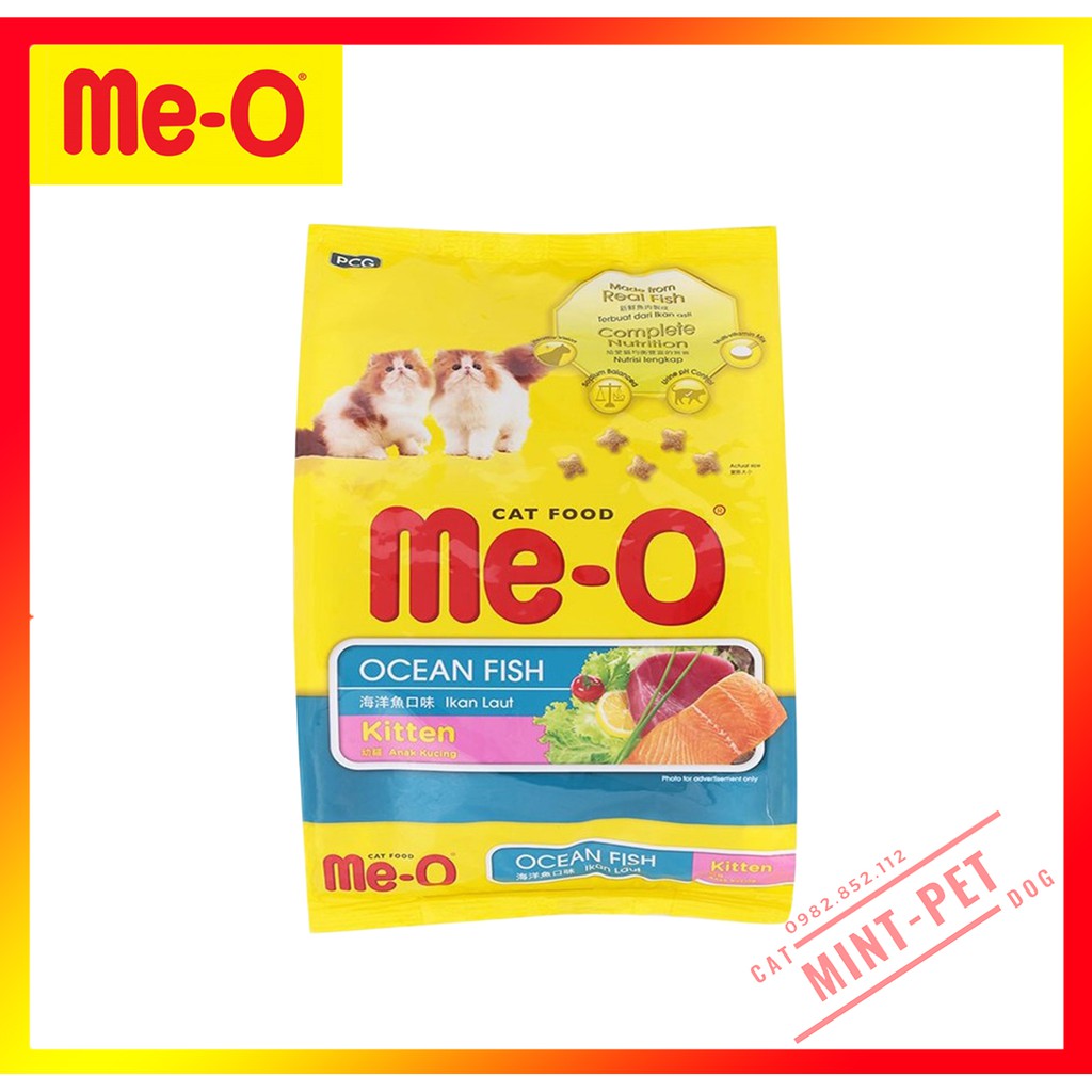 COMBO CHO MÈO CON: Cát Vệ Sinh Nhật Bản Nhật 8L & Thức ăn hạt Me-O Kitten 1,1 kg #MintPet