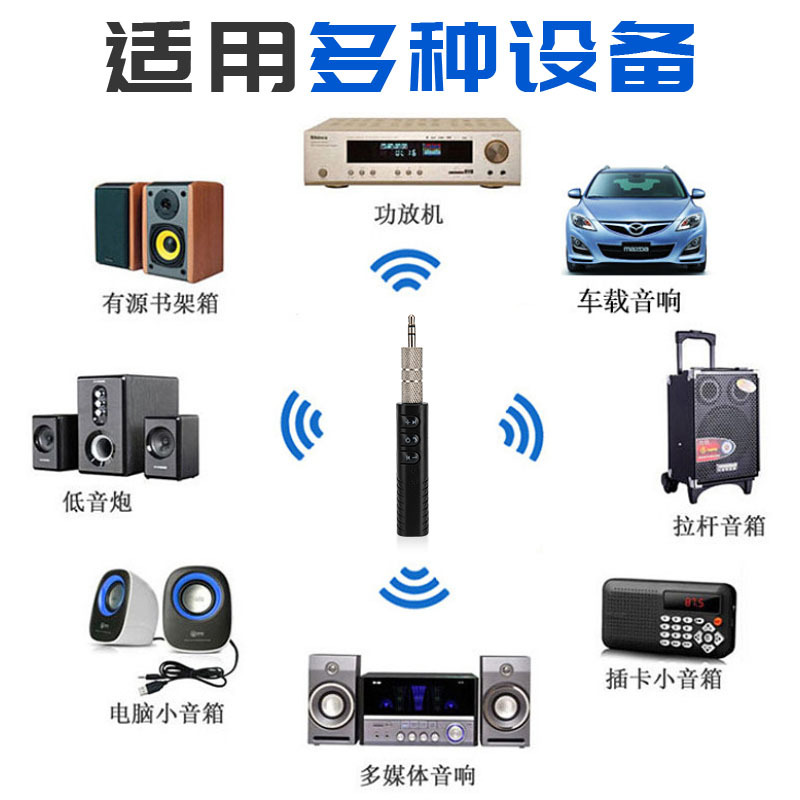 Thiết Bị Nhận Truyền Âm Thanh Bluetooth Kèm Phụ Kiện Chuyên Dụng | BigBuy360 - bigbuy360.vn
