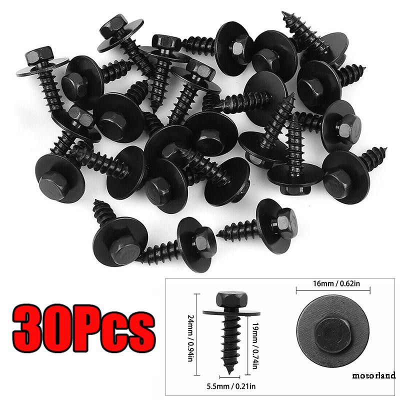 Set 30 Ốc Vít Phụ Tùng Thay Thế Cho Xe Toyota
