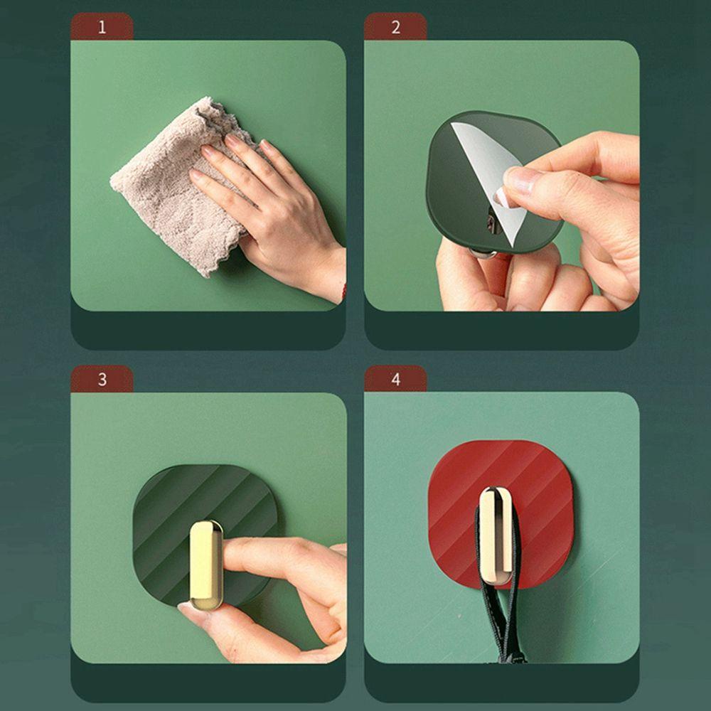 Set 4 Móc Treo Đồ Dán Tường Tự Dính Tiện Dụng