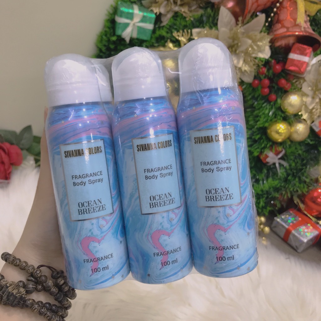 Xịt thơm body Suivanna 5 mùi