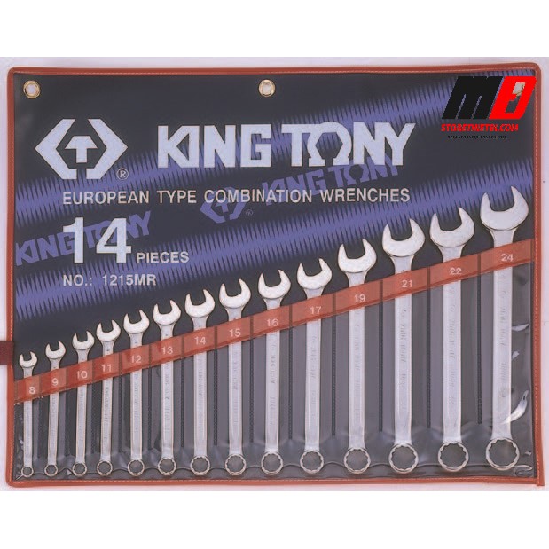 Bộ 14 cờ lê vòng miệng cao cấp Chính hãng Kingtony 1214MR