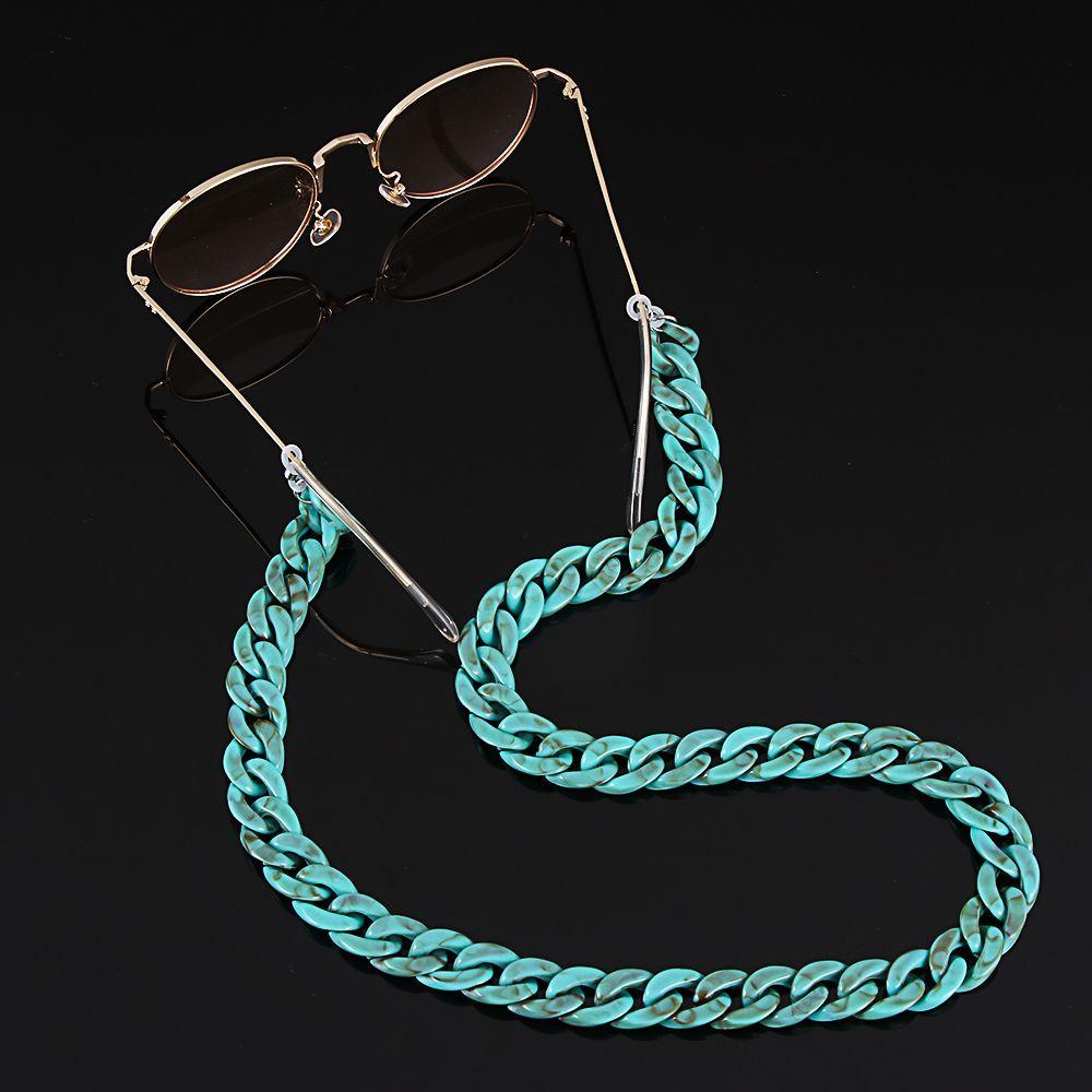 ESPO Dây Đeo Mắt Kính Bằng Acrylic Họa Tiết Da Báo