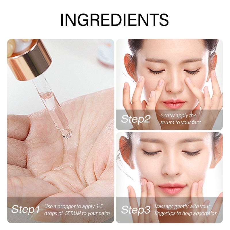 88644 A7 Serum Laikou Cấp Ẩm Dưỡng Trắng Da Niacinamide, Giúp Da Căng Bóng Mịn Màng