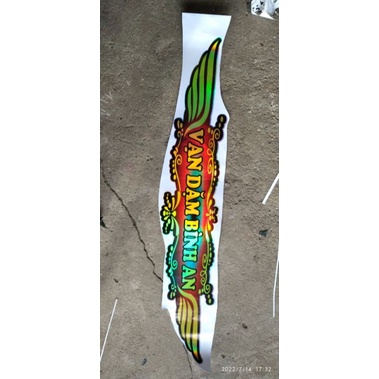 TEM VẠN DẶM BÌNH AN PQ BẢY MÀU DÁN TRANG TRÍ XE TẢI, XE BEN, ĐẦU KÉO