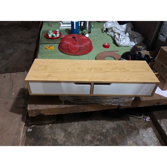 Bàn trang điểm treo tường 1m đẹp 2 ngăn kéo BTD-826 | BigBuy360 - bigbuy360.vn