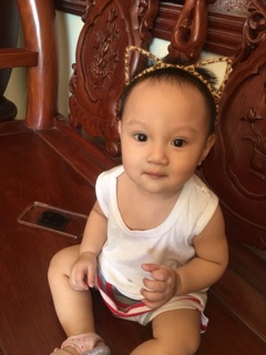 Cài tóc tai mèo quấn nhung