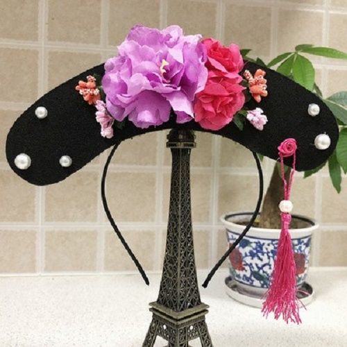 Mũ Công Chúa Đội Đầu Họa Tiết Kẻ Ô Phù Hợp Làm Quà Cho Nữ Hoàng Mừng Năm Mới