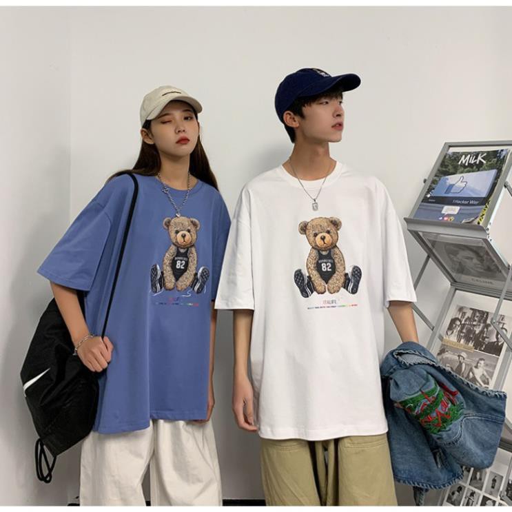Áo Thun Thời Trang Unisex , Áo Thun Nam Nữ Hình Gấu 82 Đáng Yêu LH30 .. | BigBuy360 - bigbuy360.vn