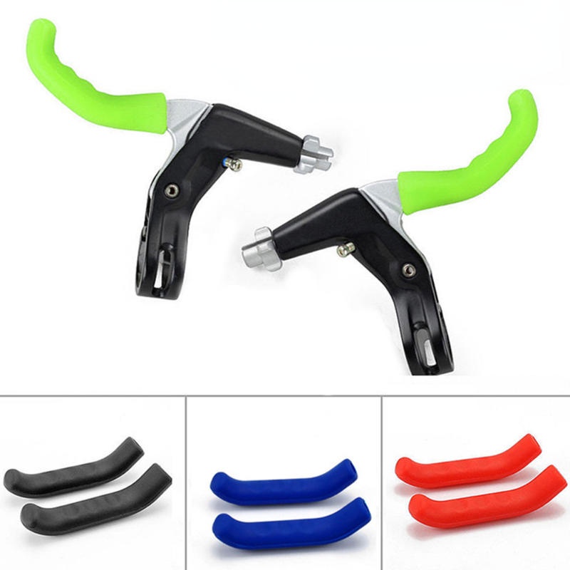 Set 2 vỏ bọc silicon LAMMCOU bảo vệ phanh tay lái xe đạp leo núi chuyên dụng