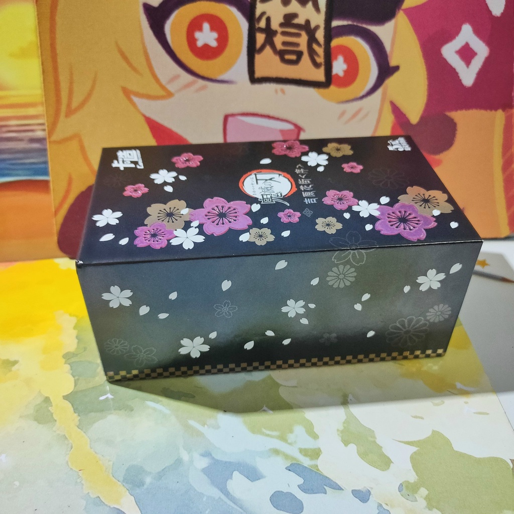 Hộp cứng đựng ảnh thẻ hình THANH GƯƠM DIỆT QUỶ KIMETSU NO YAIBA anime chibi sưu tập card xinh xắn