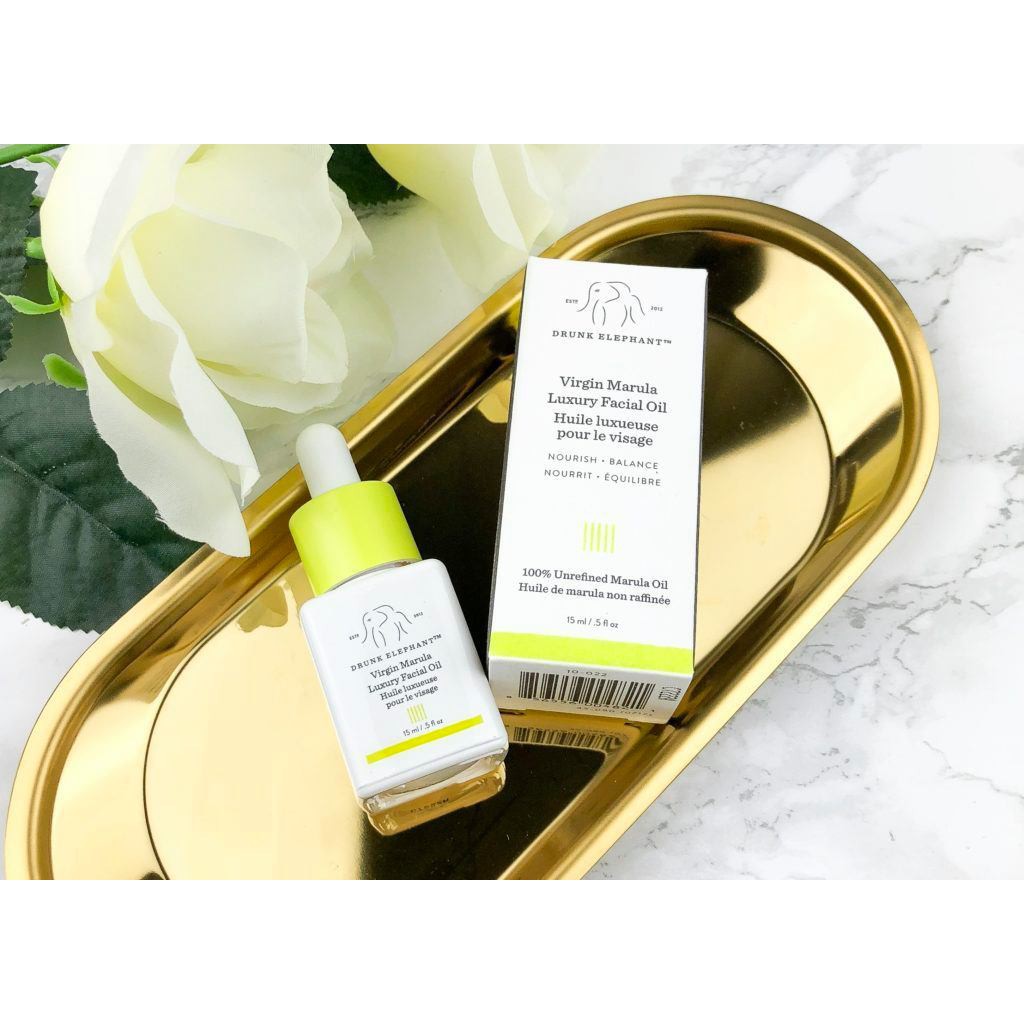 TINH CHẤT DƯỠNG SÁNG DA DRUNK ELEPHANT VIRGIN MARULA LUXURY FACIAL OIL 15ML CHÍNH HÃNG - 7382