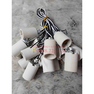 Đui đèn sứ chống cháy e14 /e27