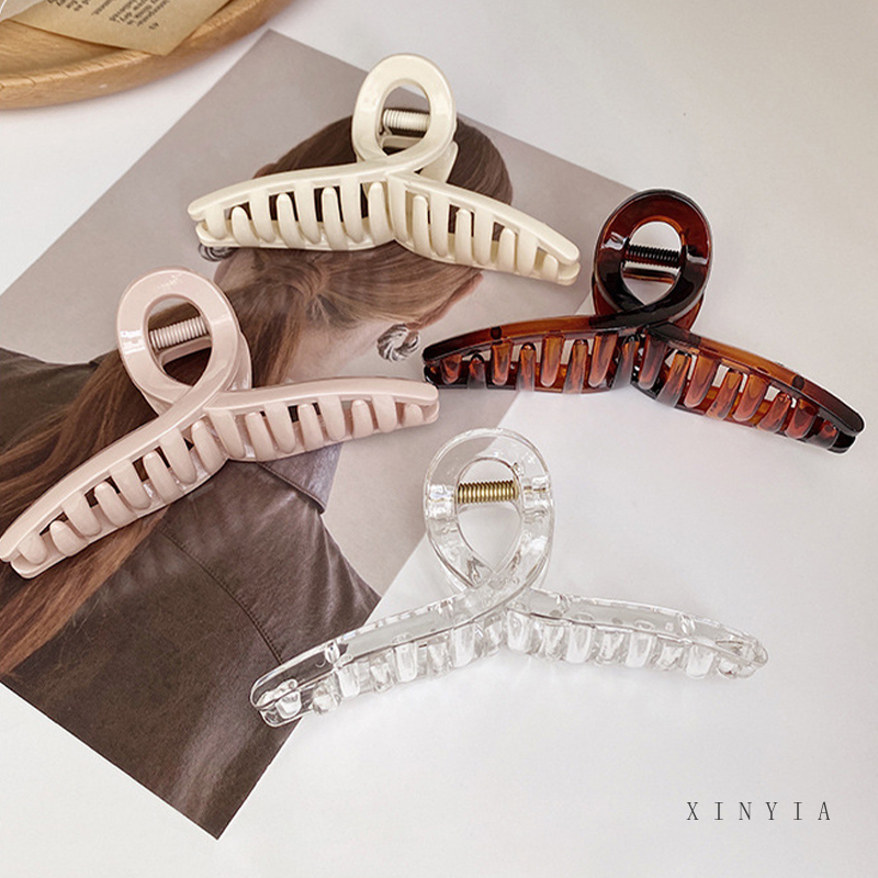 Kẹp Tóc Càng Cua Cỡ Lớn Kiểu Hàn Quốc Thời Trang Mùa Hè Xinh Xắn Cho Nữ