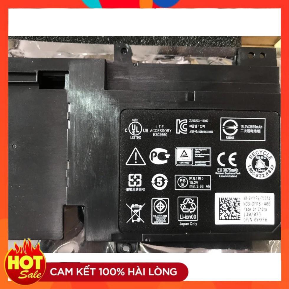 [Mã 273ELHA100K0 hoàn 7% đơn 500K]  HÀNG ZIN  Pin(Battery) Dell Alienware 13 R2 N1WM4 Original 62Wh