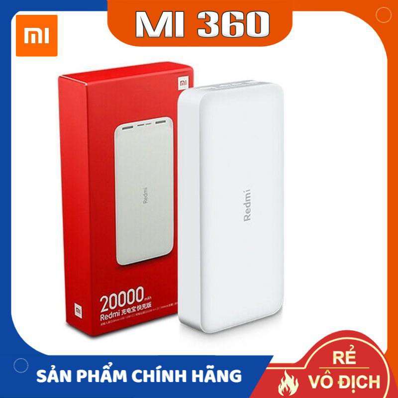 Pin sạc dự phòng Xiaomi Fast Charge Redmi 18W/20000MAH - Hàng Chính Hãng