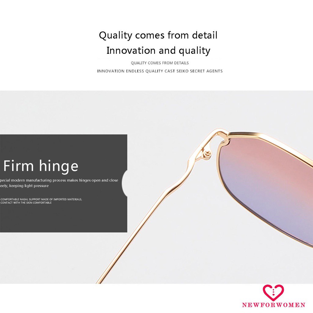 Kính Mát Nữ Gọng Kim Loại Chống Tia Uv | BigBuy360 - bigbuy360.vn