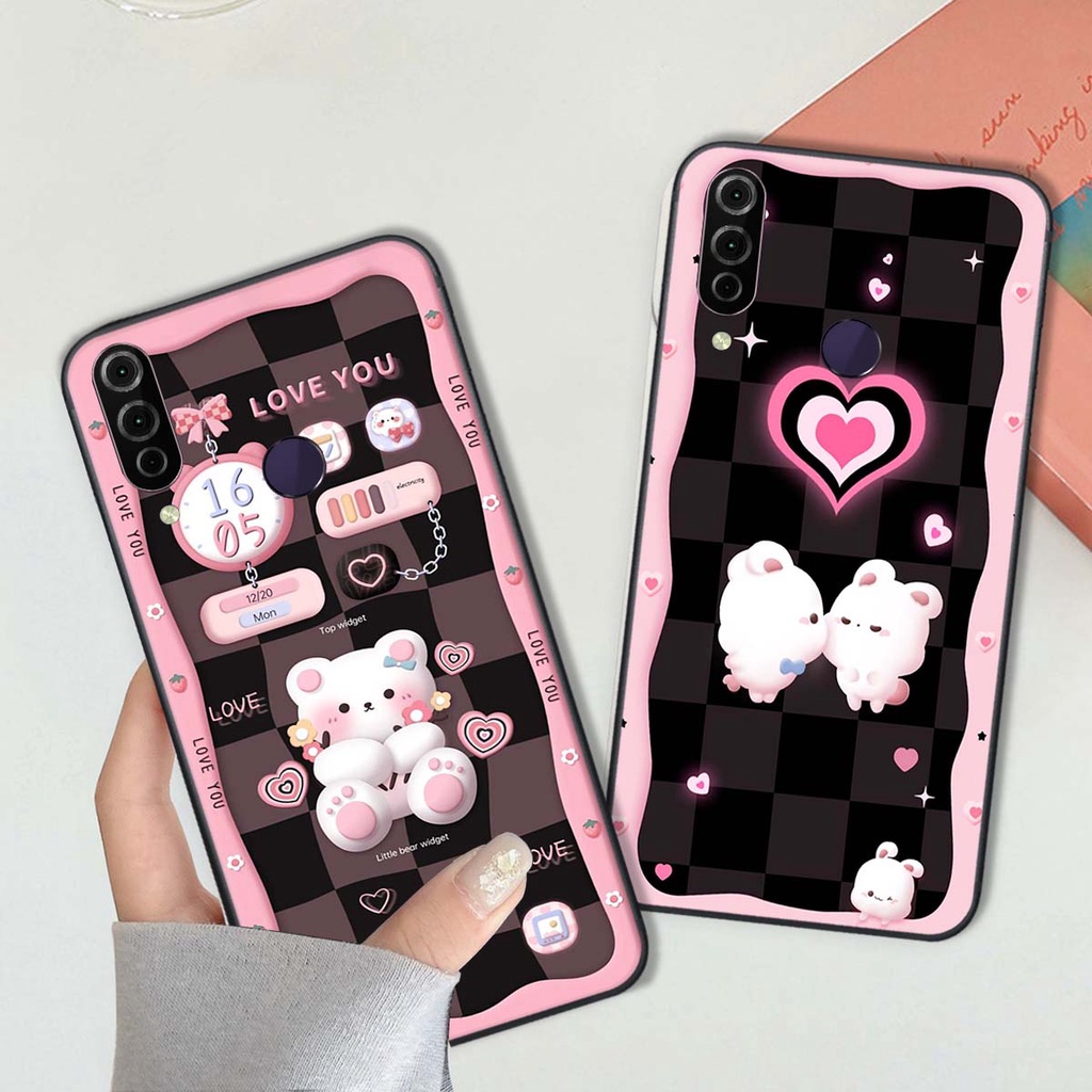 Ốp lưng Vsmart Joy 3 / Joy 3 Plus / Joy 3+ in hình gấu cute,bò sữa 3D cute dễ thương bảo vệ điện thoại