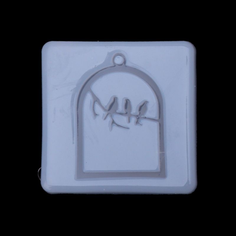 Sa Khuôn Silicone Làm Mặt Dây Chuyền Hình Chim Hồng Hạc DIY