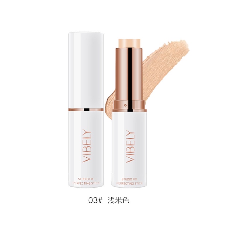 Thỏi che khuyết điểm vibely BB Cream mềm mịn dưỡng ẩm che phủ cao nội địa Trung