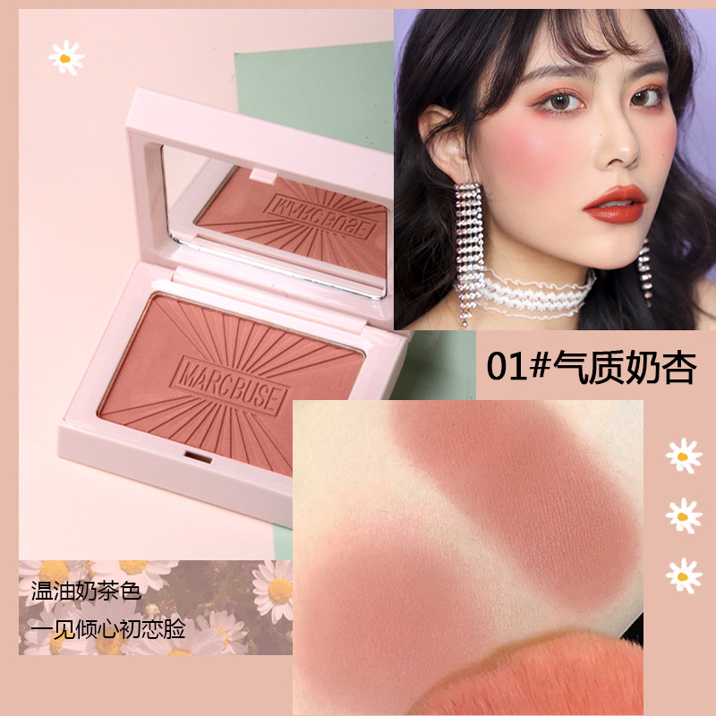 Phấn Má Hồng Màu Đỏ Cam Tự Nhiên Marc Buse Chống Thấm Nước Ngọt Ngào | BigBuy360 - bigbuy360.vn