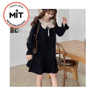 Váy cổ bèo 4 màu (kèm ảnh thật)