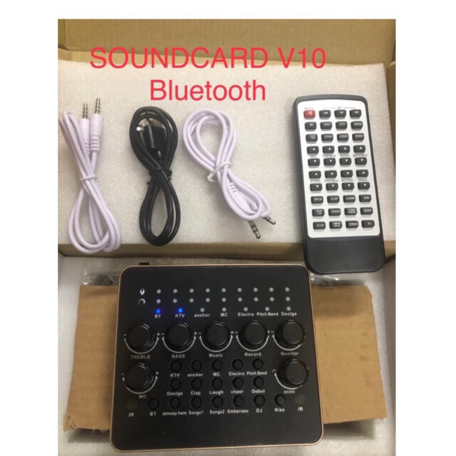 SOUNDCARD THU ÂM karaoke AQTA V10 giá rẻ