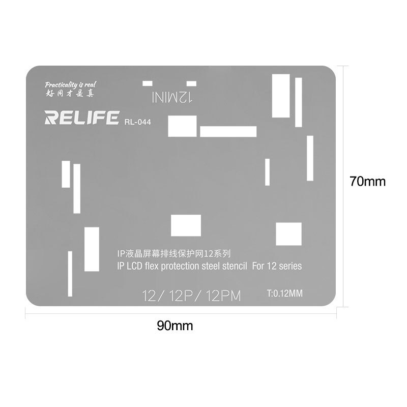 Bộ vỉ mài và làm chân IC LCD bảo vệ màn hình iPhone 11 - 13 Promax