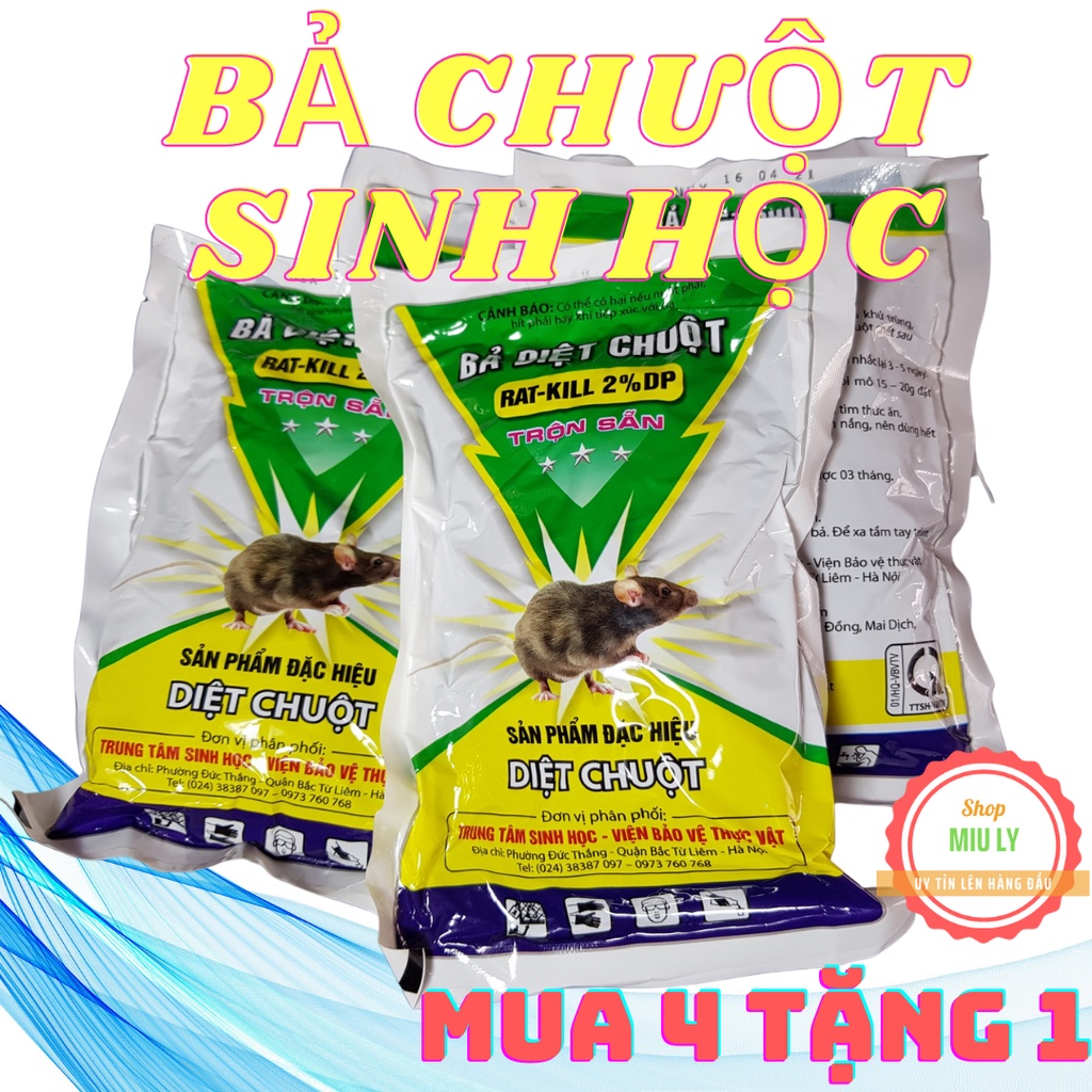 Bả Chuột Sinh Học {An toàn cho sức khỏe } Sản Phẩm Của Viên Bảo Vệ thực Vật Hà Nôi