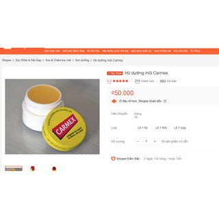 Son dưỡng môi Carmex