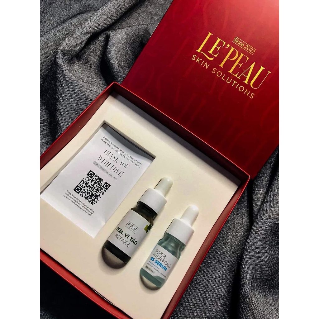 Peel Da Retinol Vi Tảo Le'Peau - Tinh Chất Peel Da Sinh Học