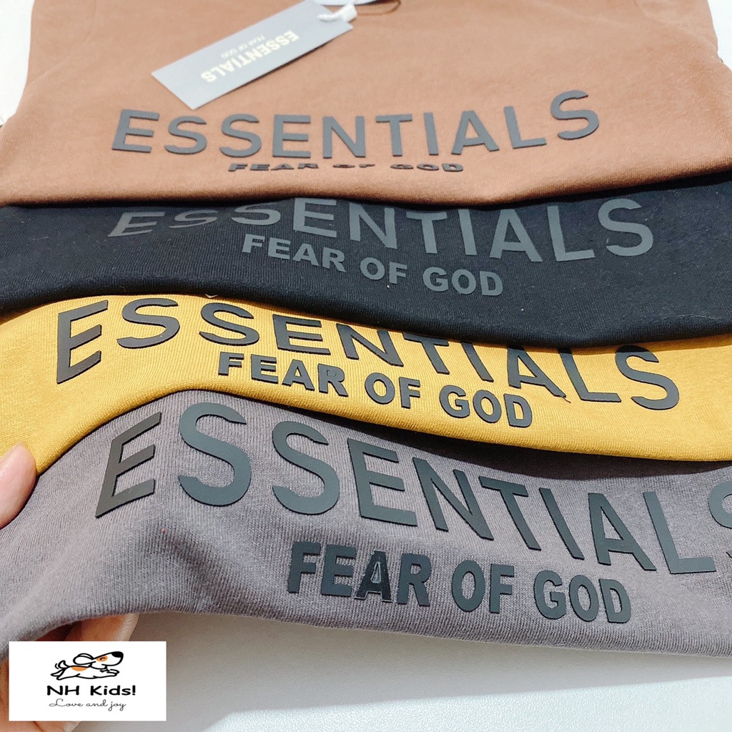 Bộ Essentials cho bé trai bộ COTTON cho bé hình in NỔI chất COTTON 100%