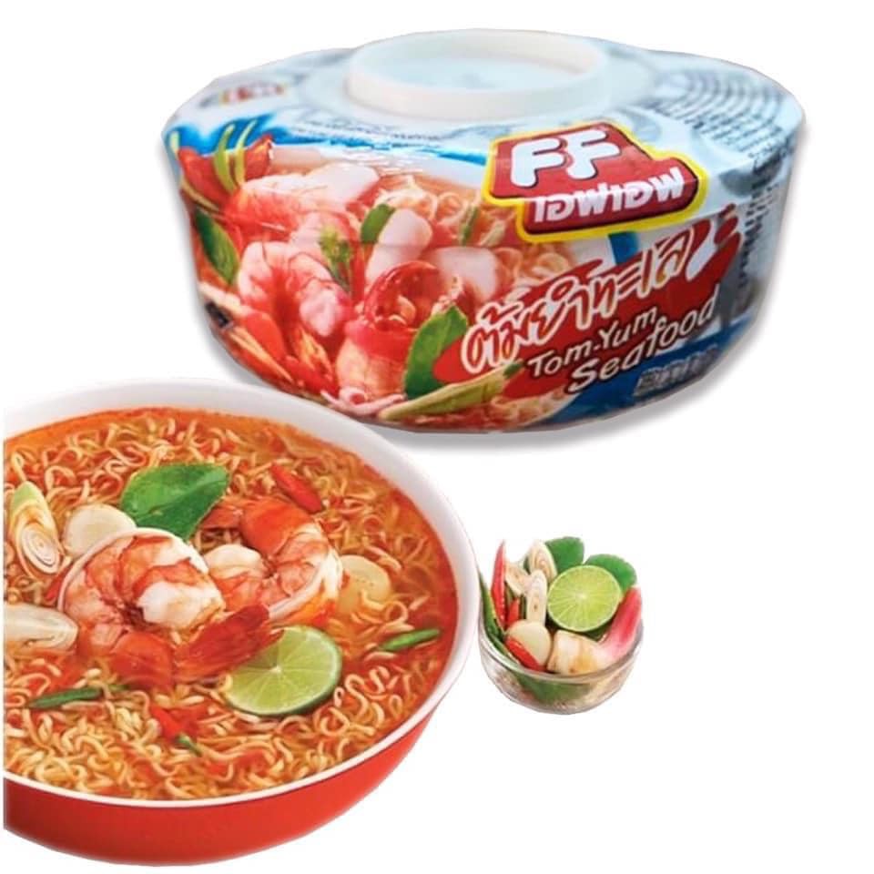 Lốc 6 tô mì [ SỢI MÌ DAI NGON - ĐẬM ĐÀ VỊ LẨU THÁI ] 🍜. MÌ TÔ FF Vị Lẩu Thái Tomyum Thái Lan 🇹🇭 (Date: 04/2022)