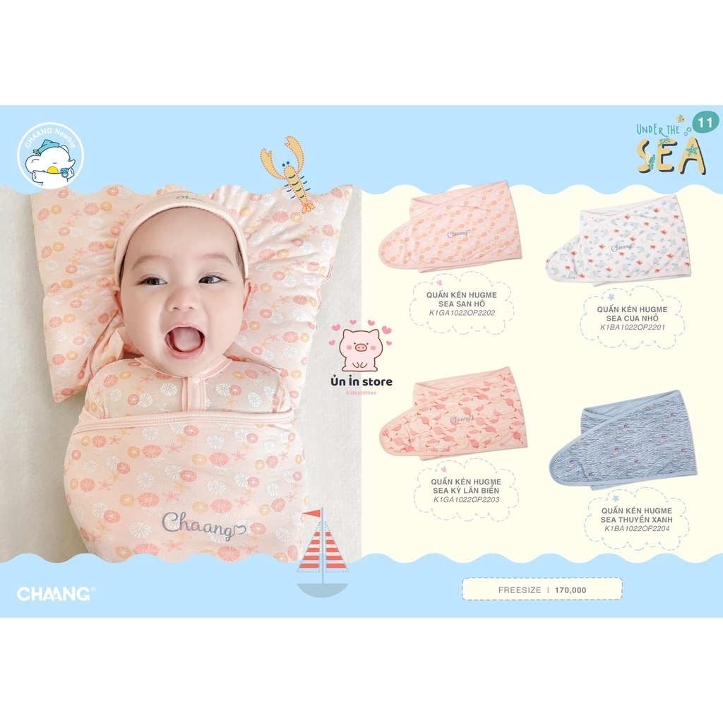 Chaang quấn kén Hugme sơ sinh Sea SS2022D03