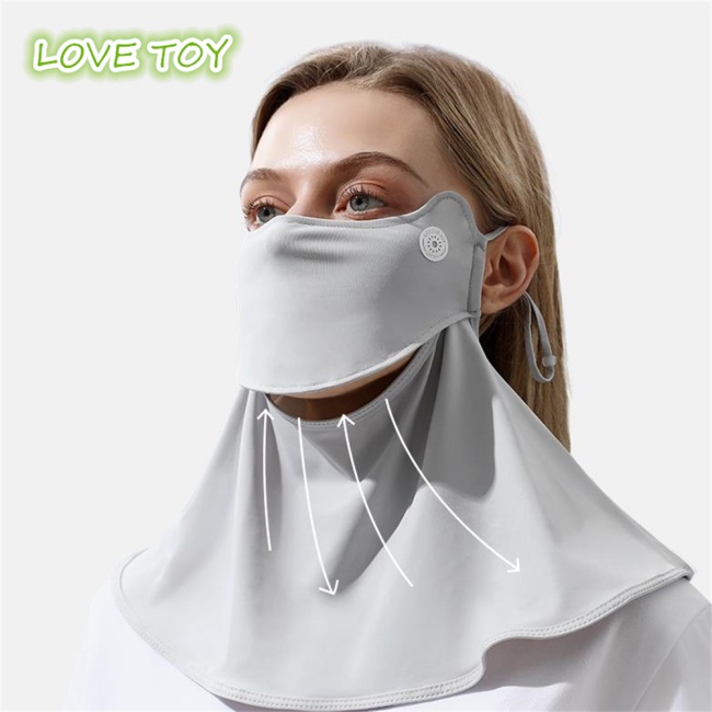 Mặt Nạ Che Mặt Và Cổ Chống Tia Uv Thoáng Khí Bảo Vệ Mắt Và Cổ