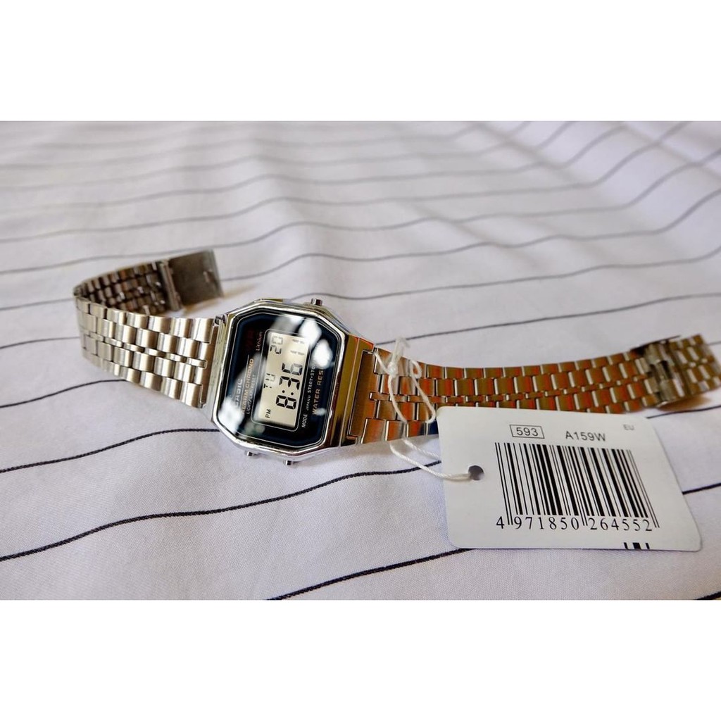 Đồng Hồ Điện Tử Unisex WR A159 Chính Chống Nước Mặt Vuông Sang Trọng Thanh Lịch | BigBuy360 - bigbuy360.vn