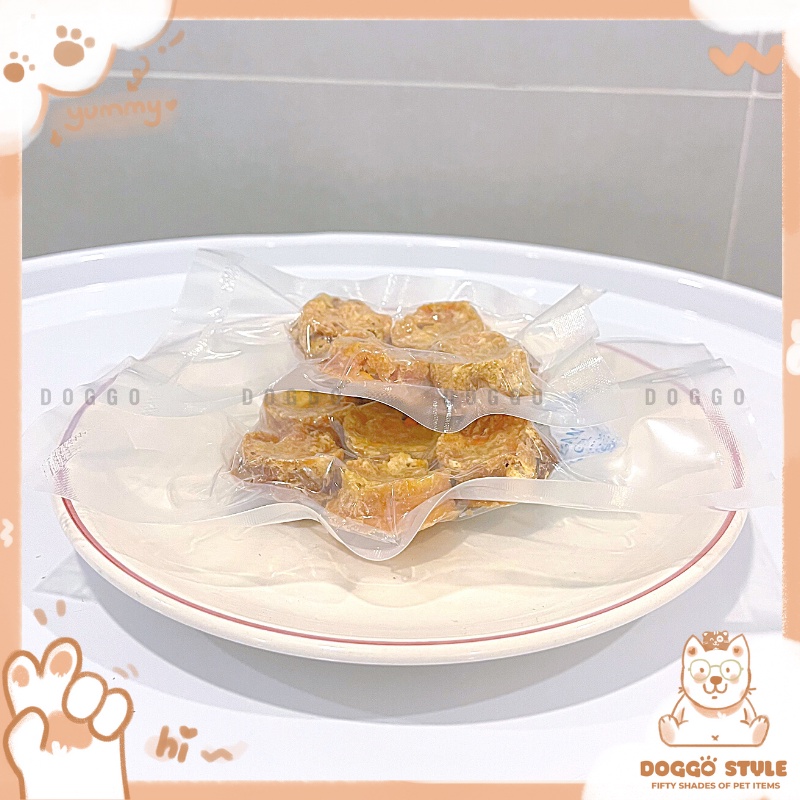 Treat Bánh Thưởng Cho Chó Mèo Phi Lê Gà Trộn Rau Củ Sấy Khô DOGGOSTYLE Homemade Không Chất Bảo Quản 50G