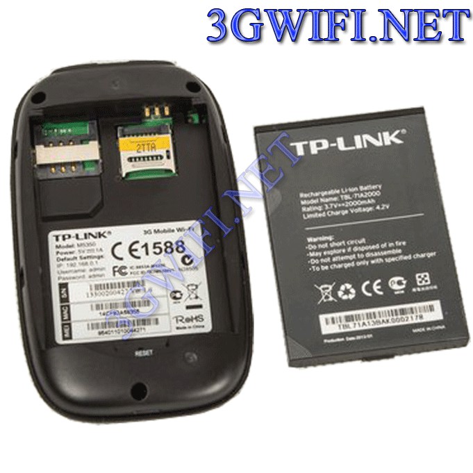 Pin Tplink M5350/M5250 Bóc Máy Mới 100% - Pin Tp-link Cho Bộ Phát Wifi 3G/4G