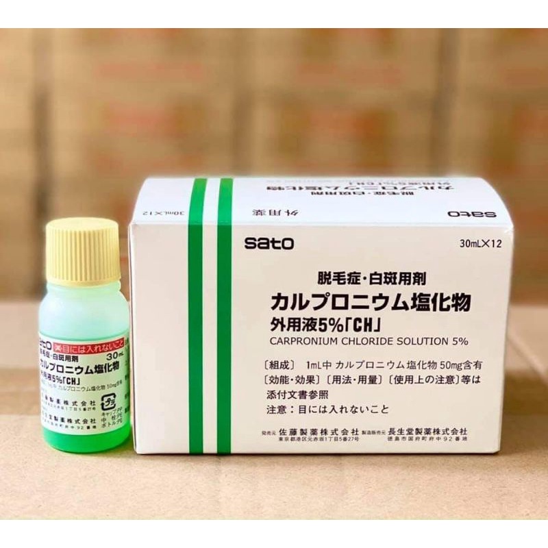 Lọ Đựng Tinh Chất Mọc Tóc Sato 30ml Nhật Bản