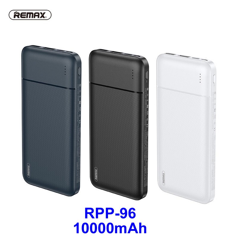 Pin sạc dự phòng Remax 10.000mAh 20.000mah model RPP-269 - Đen -Trắng - Hàng chính hãng